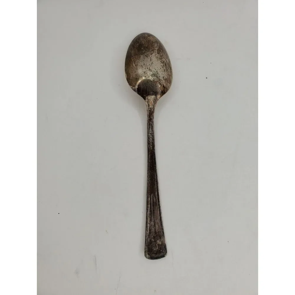 International Silver  Embassy‎  BOUQUET  Silverplate  Solid Serving Spoon   1939